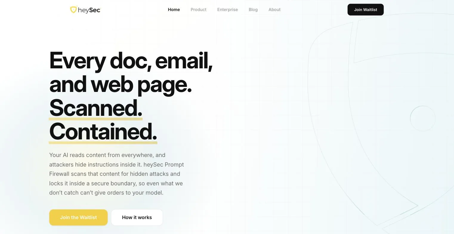 heysec.com home page