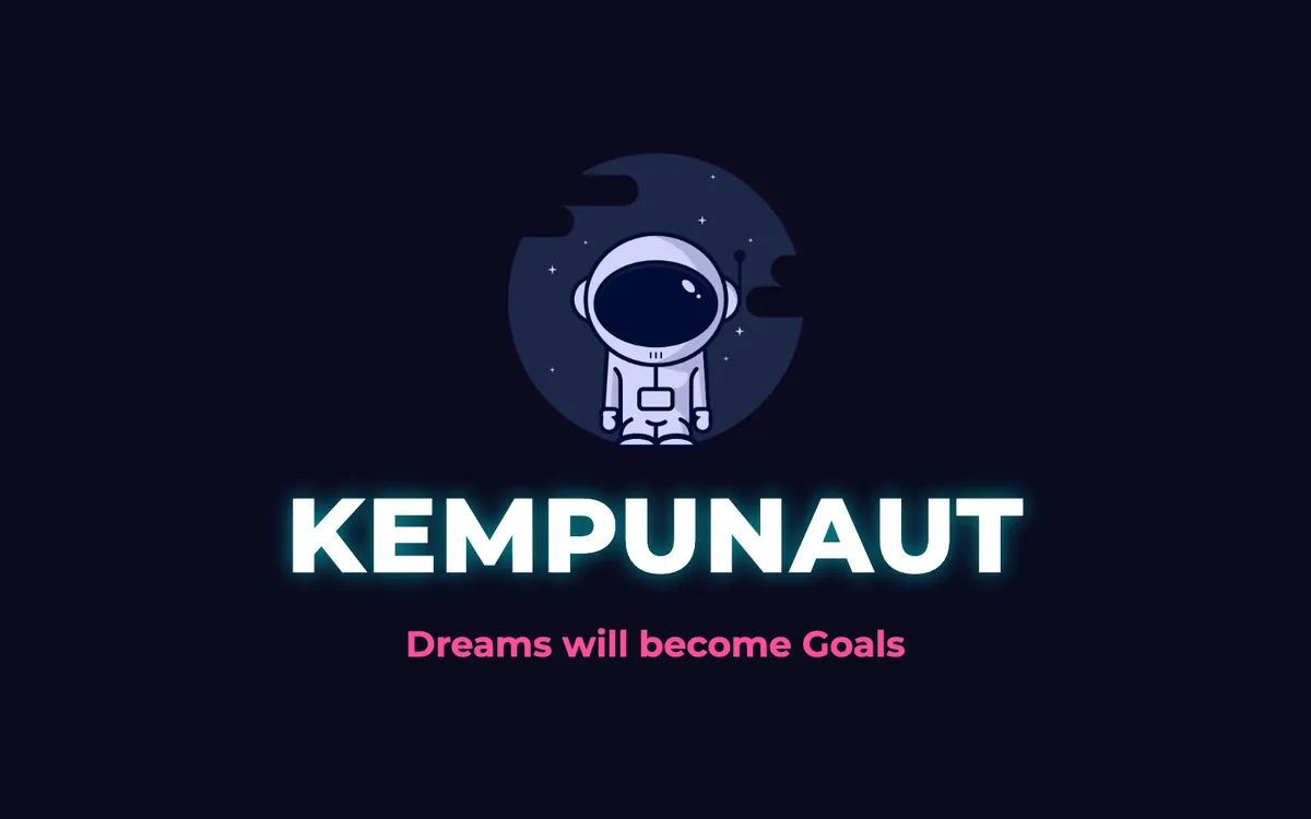 Kempunaut logo on night navy