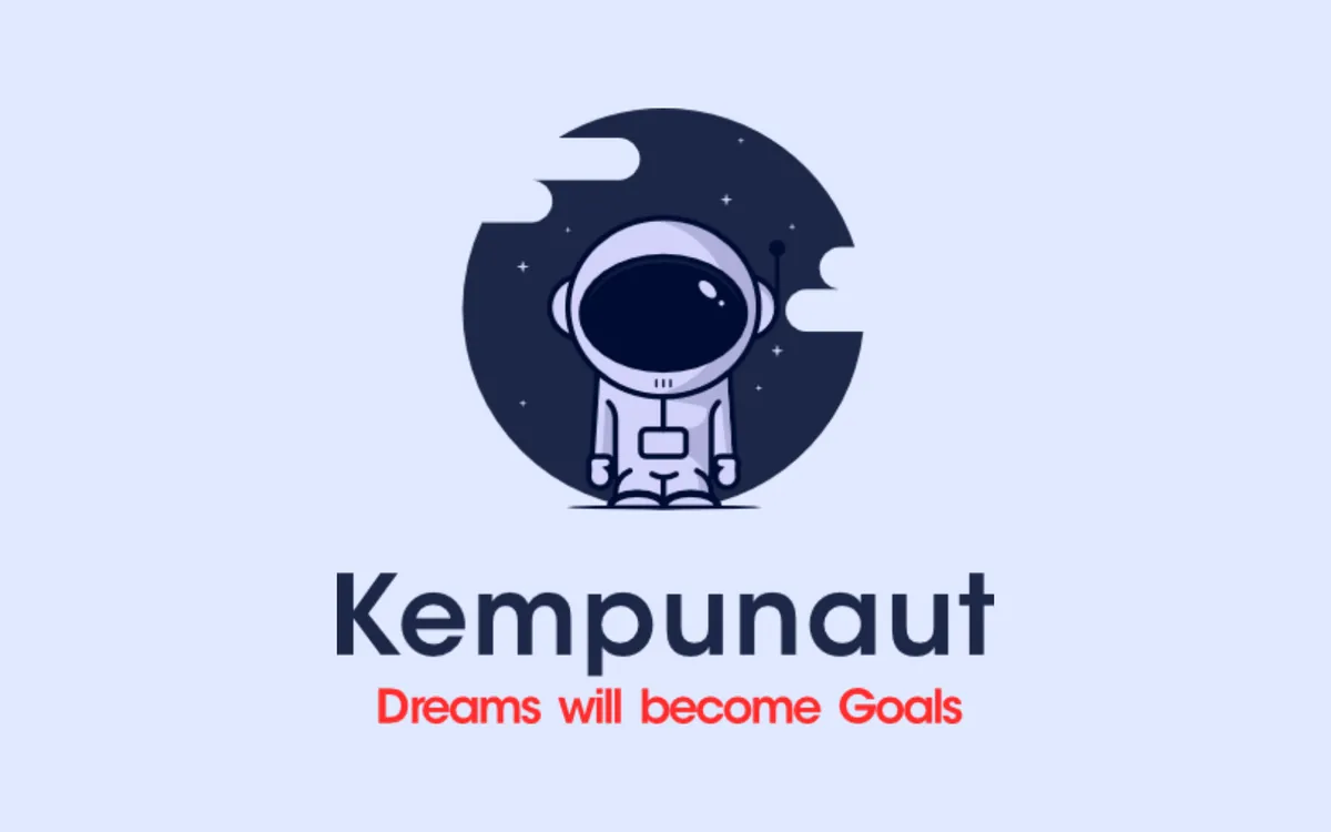 Kempunaut logo with the astronaut badge