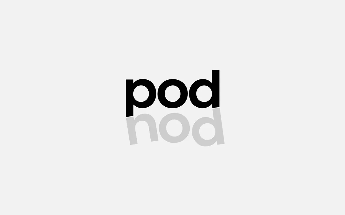 podnod logo on light grey